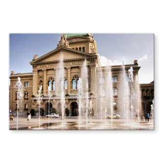 Spatscherm Fontein in Zwitserland 