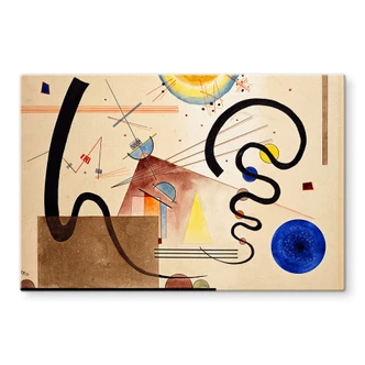 Spritzschutz Kandinsky - Zwei Bewegungen 