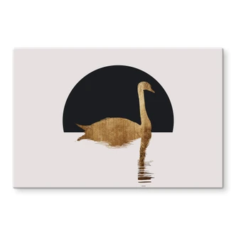 Stænkplade - Kubistika - Svanesø under halvmånen  