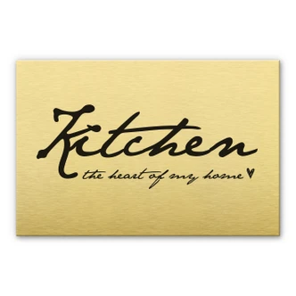 Spritzschutz Kitchen - The heart of my home 