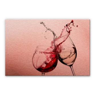 Pannello paraschizzi - Bicchieri di vino 