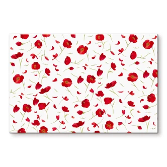 Spritzschutz Leffler - Mohnblüten 