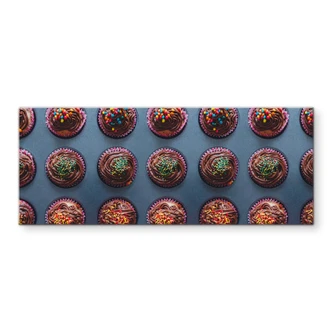 Spritzschutz Birthday Muffins - Panorama Spritzschutz Birthday Muffins - Panorama