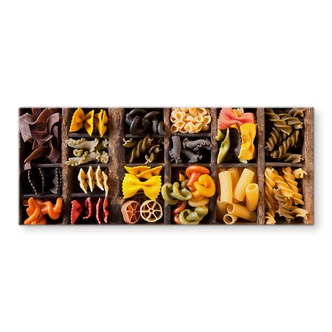 Spritzschutz Collection of noodles - Panorama 