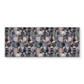 Stænkplade Frederiksson - Pink & Guld - Panorama 