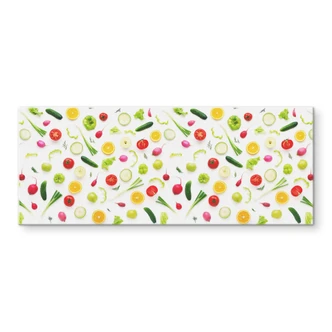 Spritzschutz- Frisches Gemüse 01 - Panorama Spritzschutz- Frisches Gemüse 01 - Panorama