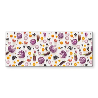 Spritzschutz - Frisches Gemüse 02 - Panorama Spritzschutz - Frisches Gemüse 02 - Panorama