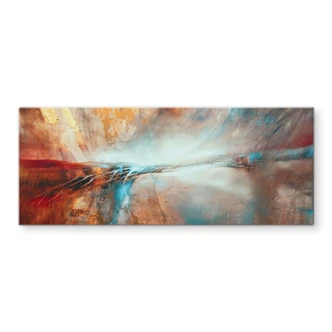 Spritzschutz Leuchtender Horizont am Wasser - Schmucker - Panorama Spritzschutz Leuchtender Horizont am Wasser - Schmucker - Panorama