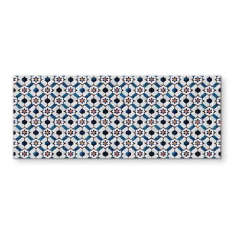 Spatscherm Geometrisch monster met bloemen - Treechild - Panorama 