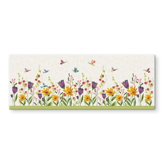 Stænkplade - Blanz - Blomsterpoesi - Panorama 