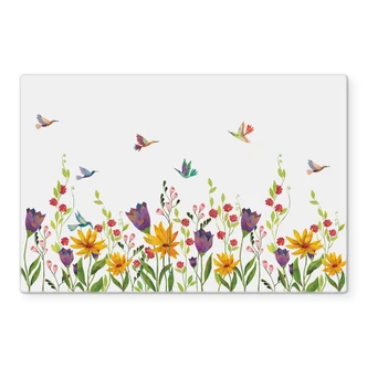 Stænkplade - Blanz - Blomsterpoesi - Transperant 