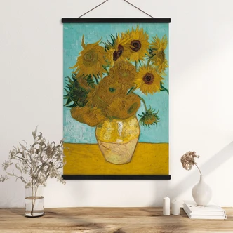 Affiche textile Tournesols - Van Gogh 