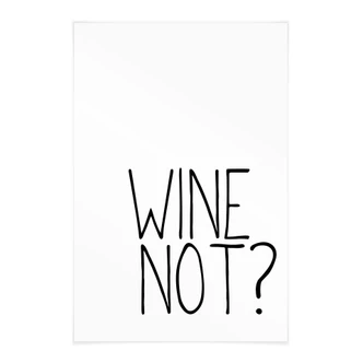 Textil poster Vin Not 