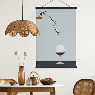 Textil poster Dina bästa vänner glömmer bort att du blir gammal - Léon 