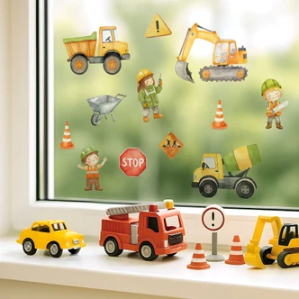 Sticker bouwplaats Sticker bouwplaats