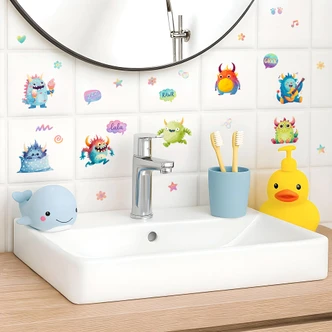 Stickers Kleurrijke monsters Stickers Kleurrijke monsters