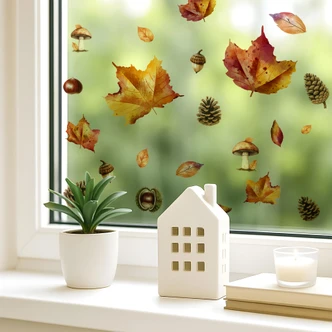 Sticker Herbstblätter 