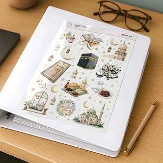 Adesivo Ramadan Mubarak Adesivo Ramadan Mubarak