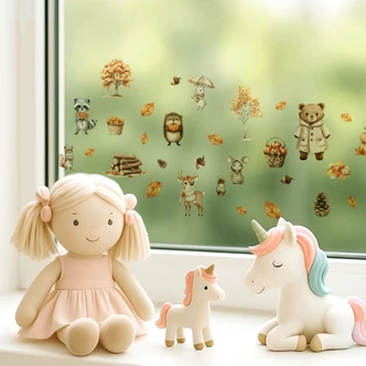 Sticker bosdieren herfst Sticker bosdieren herfst