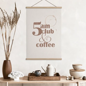 Póster de tela 5 en Club & Coffee 