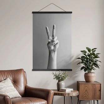 Stampe su tessuto Mano della vittoria - Segno di pace e di vittoria - Bühler 