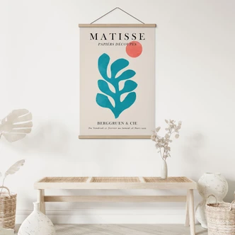 Mostra di Stampe su tessuto Parigi 1953 in stile Matisse - Costa 