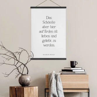 Stoffbild Das Schönste auf Erden 
