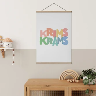 Stoffbild Krimskrams 