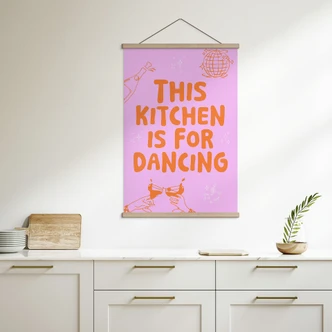 Obraz tkaniny Ta kuchnia jest do tańca - Ohkimiko 