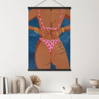 Stoffbild My ass my rules - Oltmanns 