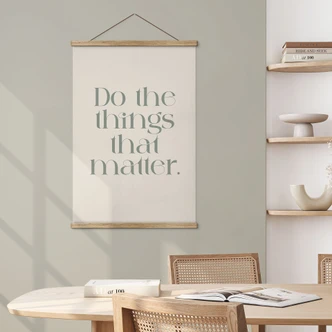 Stoffbild Do The Things That Matter - Prints by Ayleen 