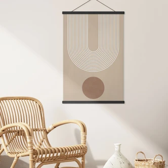 Stoffbild Abstrakte Geometrie in Balance - Ristova 