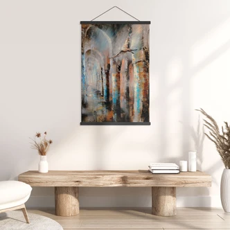 Textile poster Flight through the arcades - Schmucker 