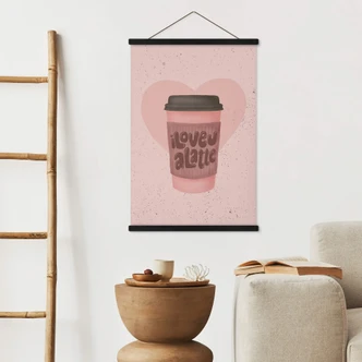 Stoffbild Kaffee - Eleonora - Love you a Latte 