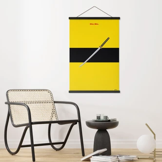 Affiche textile Inspiré du film "Kill Bill" - Gomes 