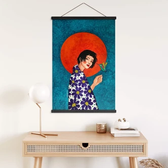 Textielposter Hülya - Leaving Behind 