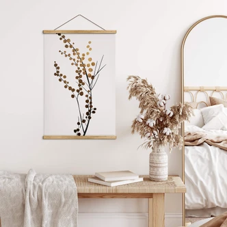 Poster tessile Kubisitika - Golden Branch Poster tessile Kubisitika - Golden Branch