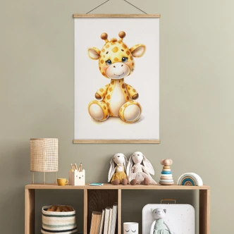 Poster tessile Piccola giraffa - Magnusson 