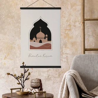 Textile poster Ramadan Kareem Mosque 