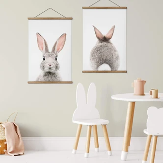 Textil poster Sisi & Seb - Hasenpo 