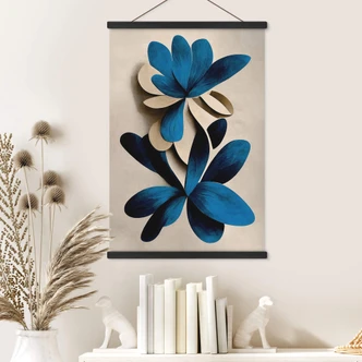 Treechild Textil poster - Blå lotus 
