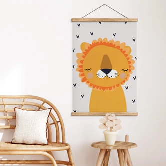 Treechild Textil poster - Lilla lejonet 