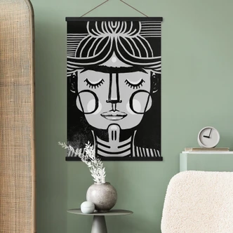 Affiche textile Treechild - Dreaming Frida 