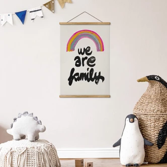 Stoffbild We are family - Treechild 