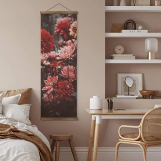 Textielposter Annie - Ijsbloemen 