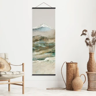 Stoffbild Berge Abstrakt - Hobday - Panorama 