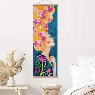 Textielposter Hülya - Leaving Behind 