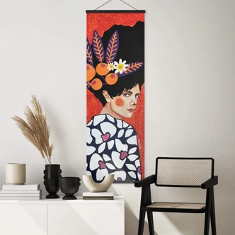 Textielposter Hülya - Show me yur personality 