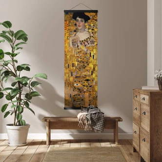 Textielposter Klimt - Adele Bloch-Bauer 