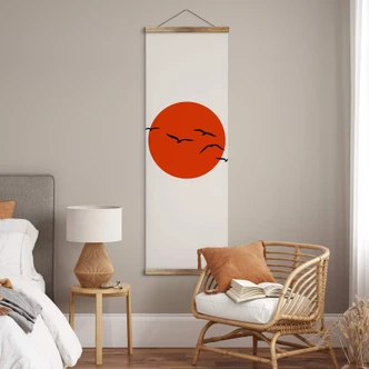 Cubistika Tekstil plakat - Stille dage - Panorama Cubistika Tekstil plakat - Stille dage - Panorama